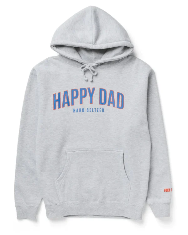 Happy Dad Arch Hoodie [Grey]