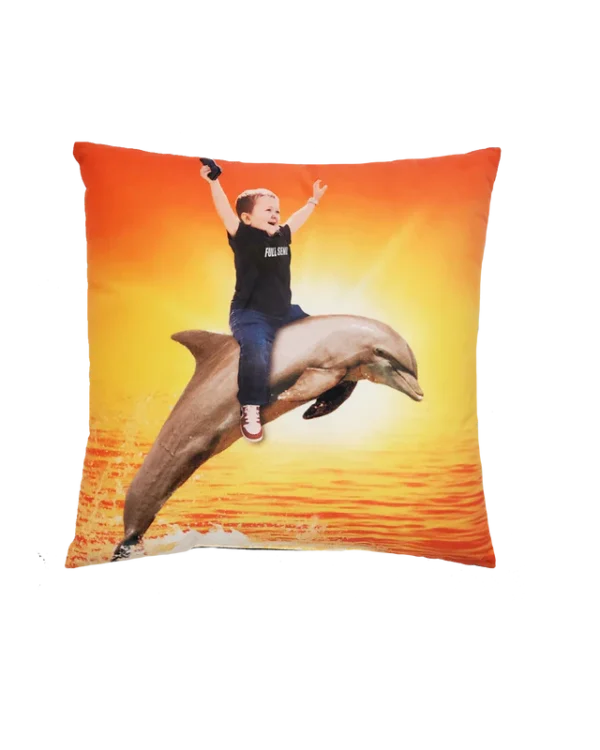 Hasbulla Dolphin Sunrise Pillow
