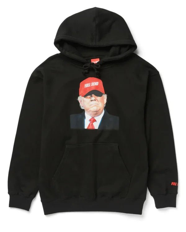 Product Specification: Material: 90%Cotton, 10%Polyester Machine Wash No Color Fading Style-O Neck Top Quality Print Lightweight and comfortable Style Casual Sleeve Length(cm) Short Imported by Playboy Trump Full Send Hoodie