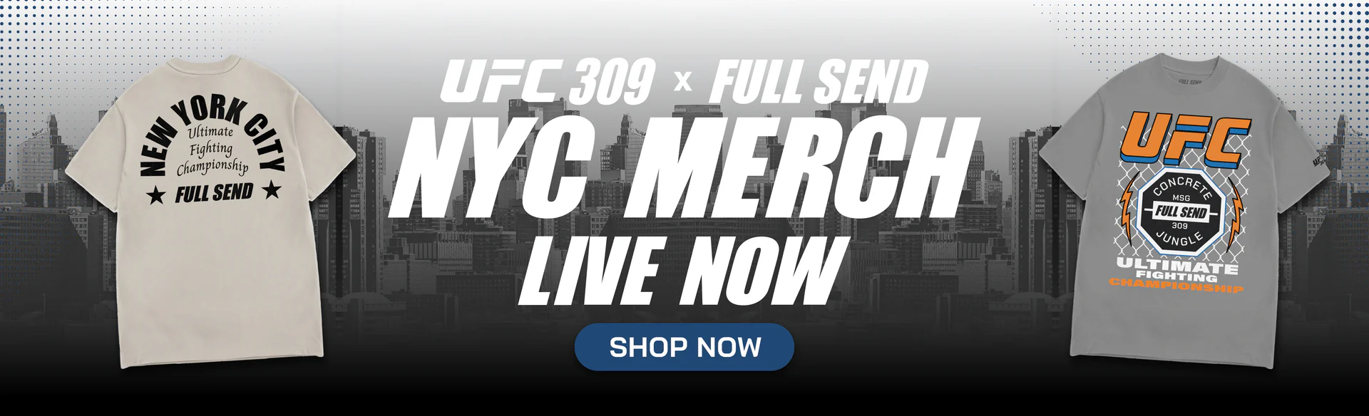 Full Send x UFC USA Banner