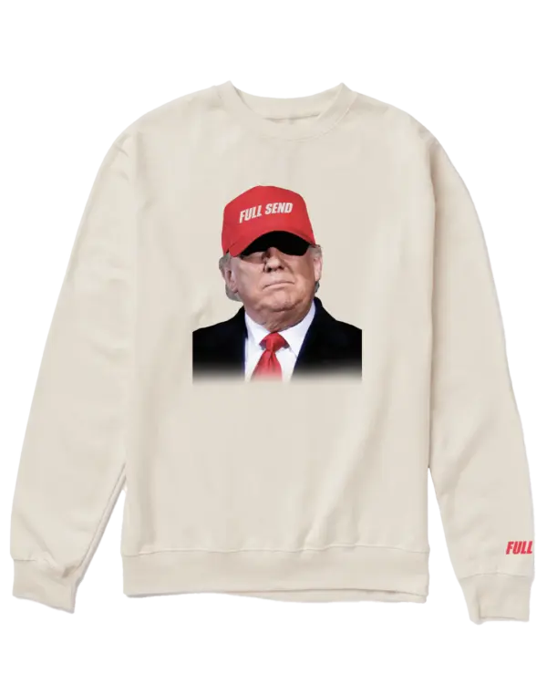 Trump Hat 2 Crew Neck